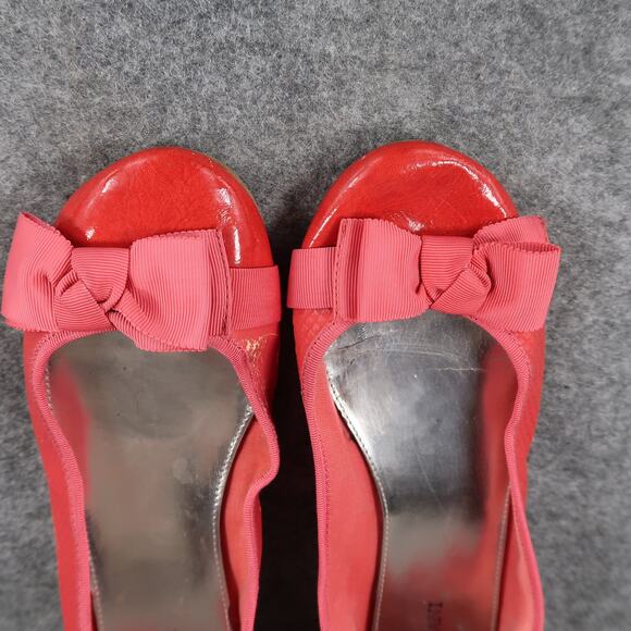 Alfani Shoes Womens 8 Ballet Dress Flats Bow Round Toe Slip On Skimmer Fashion - Picture 8 of 13